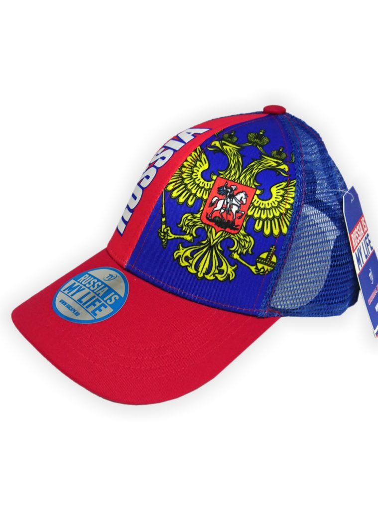 Купить Бейсболка Россия летняя, цвет красный, синий по Нижнему Новгороду