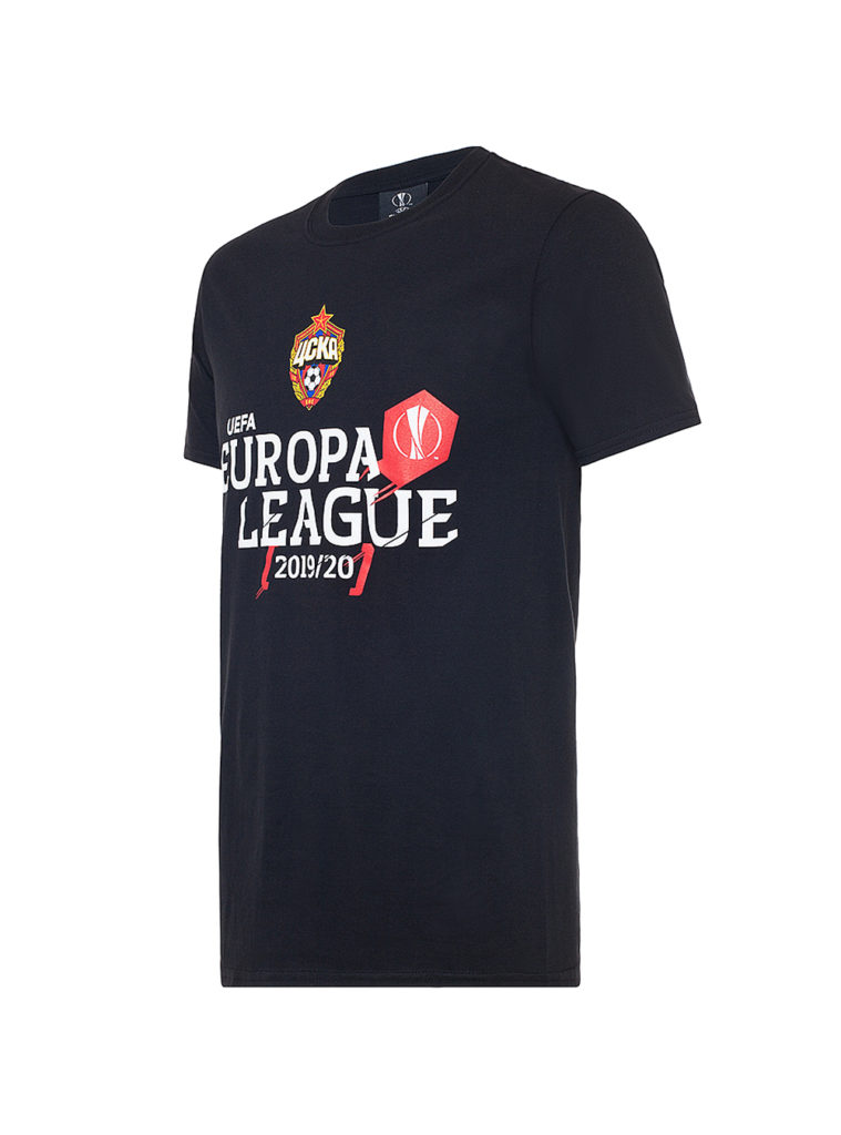 Купить Футболка EUROPA LEAGUE, цвет чёрный (XL) по Нижнему Новгороду