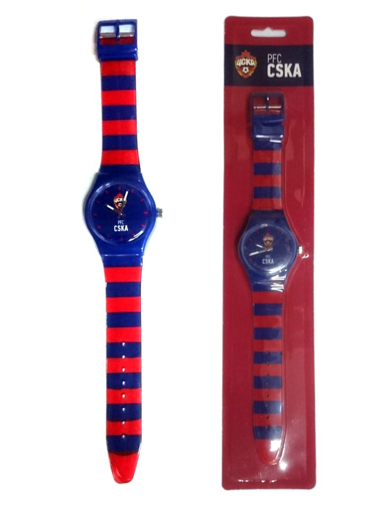 Купить Часы наручные 33мм PFC CSKA, красно-синий ремешок по Нижнему Новгороду