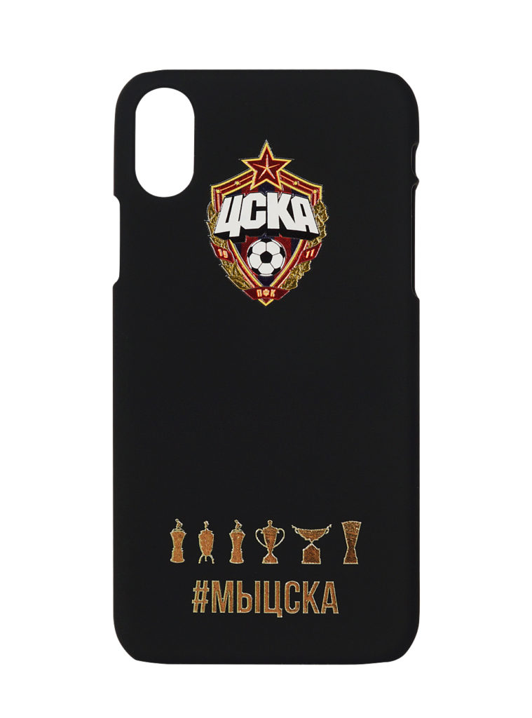 Купить Клип-кейс для iPhone ХS Max #МЫЦСКА чёрный по Нижнему Новгороду