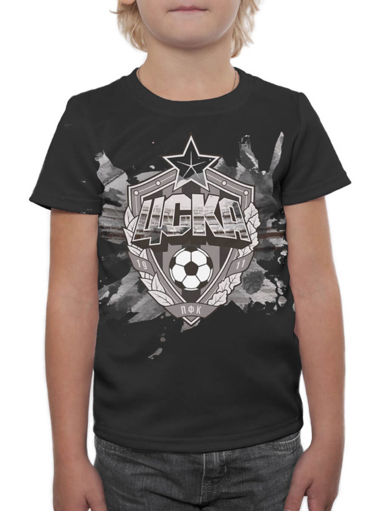 Купить Футболка детская «Эмблема», цвет чёрный (110) по Нижнему Новгороду