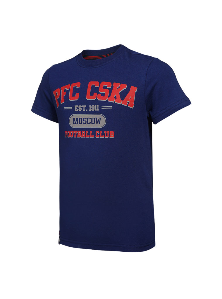 Купить Футболка детская  PFC CSKA Moscow синяя (152) по Нижнему Новгороду