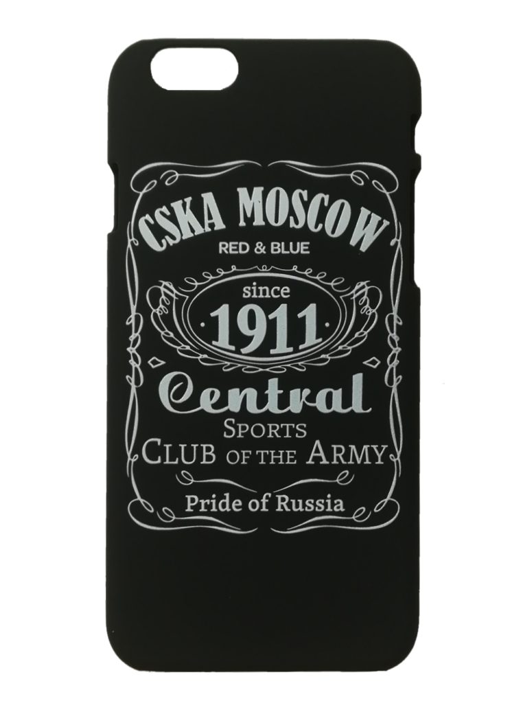 Купить Клип-кейс для iPhone 6 «CSKA MOSCOW 1911» cover, цвет чёрный по Нижнему Новгороду