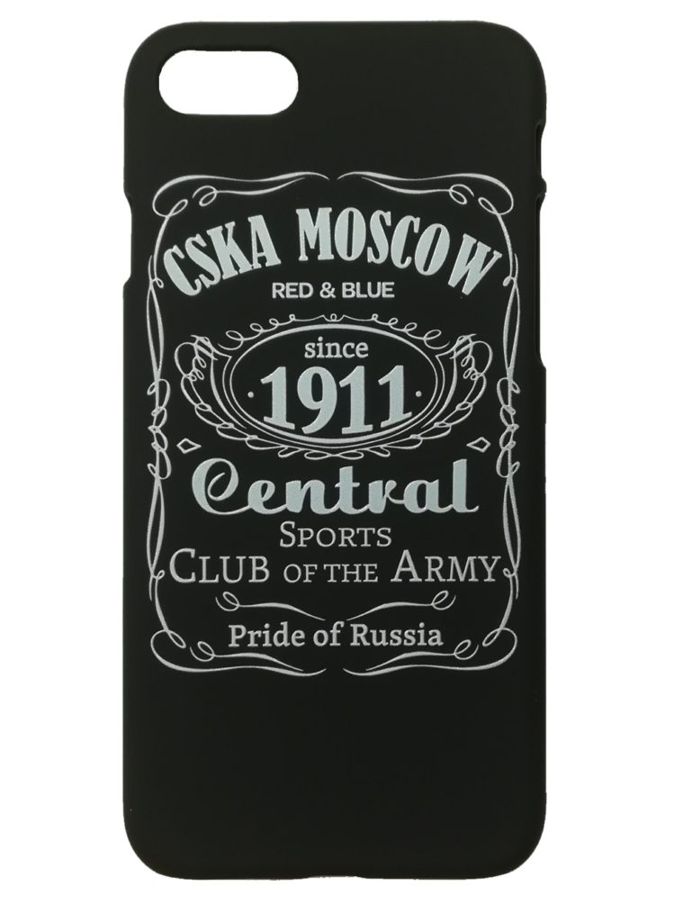 Купить Клип-кейс для iPhone 7/8  «CSKA MOSCOW 1911» cover, цвет чёрный по Нижнему Новгороду