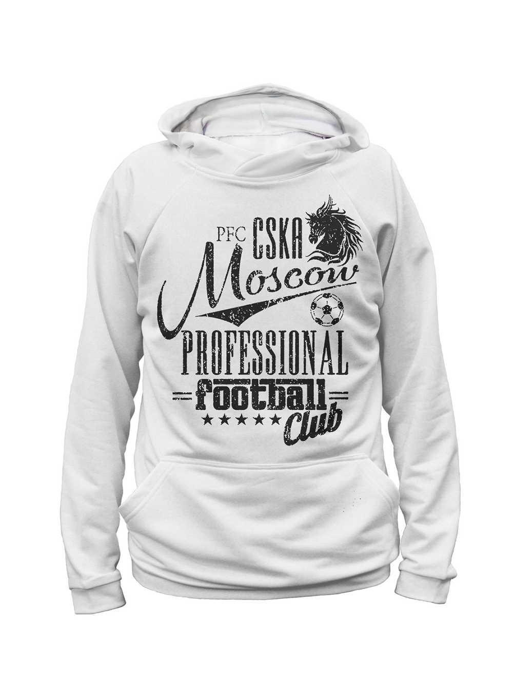 Купить Худи мужское «PFC CSKA Moscow», цвет белый (M) по Нижнему Новгороду