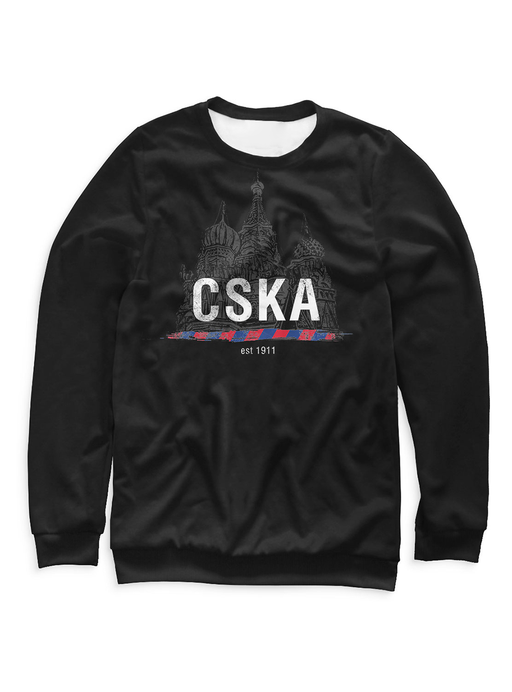 Купить Свитшот мужской «CSKA 1911», цвет черный (M) по Нижнему Новгороду