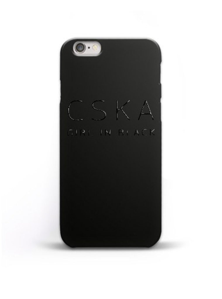 Купить Клип-кейс «CSKA GIRL IN BLACK» для iPhone 5/5S , цвет черный по Нижнему Новгороду