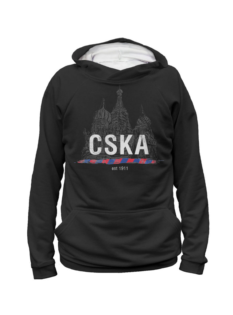 Купить Худи женское «CSKA 1911», цвет черный (XXL) по Нижнему Новгороду
