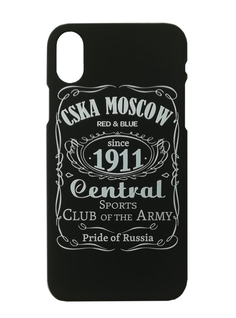 Купить Клип-кейс для iPhone ХR «CSKA MOSCOW 1911» cover, цвет чёрный по Нижнему Новгороду