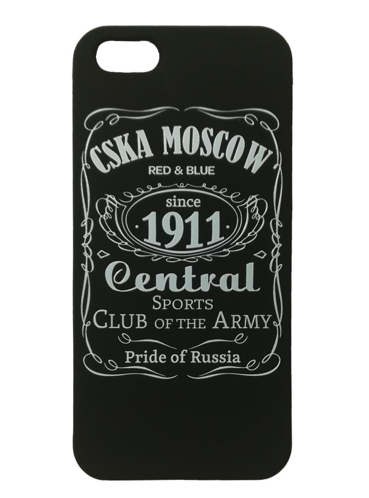 Купить Клип-кейс для iPhone 5/5s «CSKA MOSCOW 1911» cover, цвет чёрный по Нижнему Новгороду