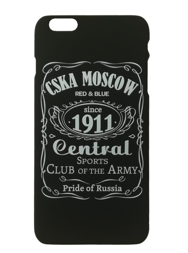 Купить Клип-кейс для iPhone 6 Plus «CSKA MOSCOW 1911» cover, цвет чёрный по Нижнему Новгороду