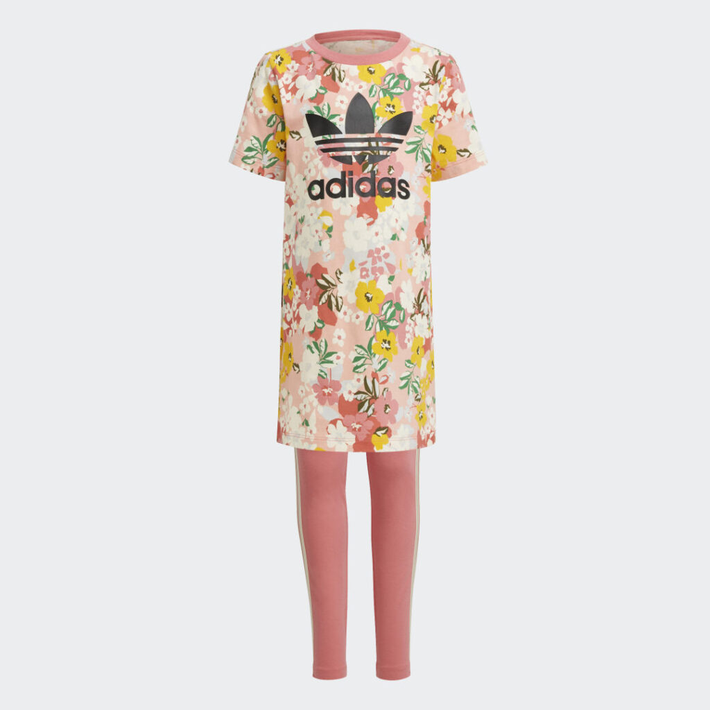 Купить Платье-футболка и леггинсы HER Studio London Floral adidas Originals по Нижнему Новгороду