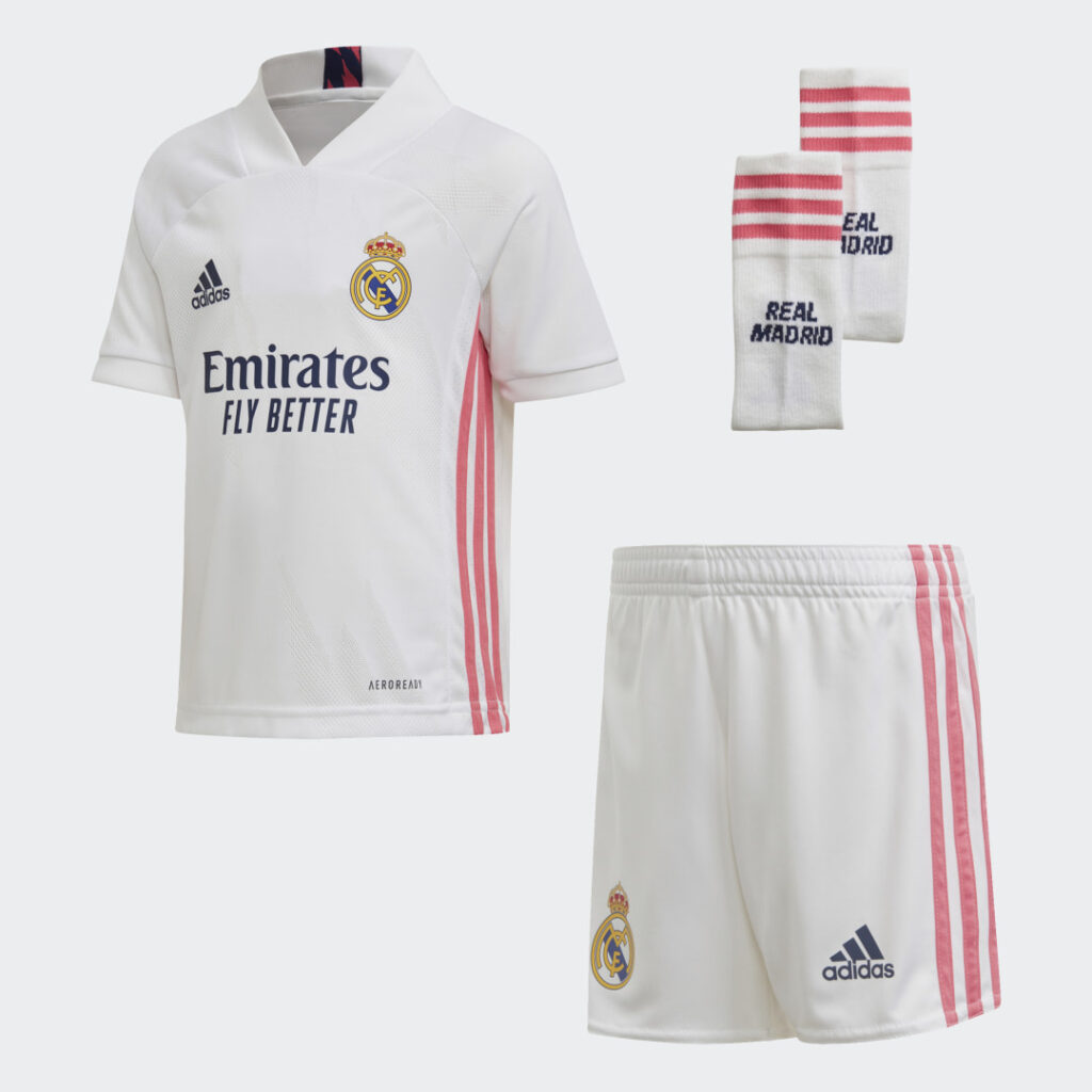 Купить Комплект: футболка и шорты Реал Мадрид 20/21 Home adidas Performance по Нижнему Новгороду
