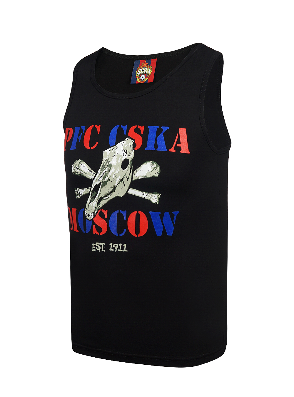 Купить Майка мужская PFC CSKA MOSCOW (череп), цвет чёрный (S) по Нижнему Новгороду